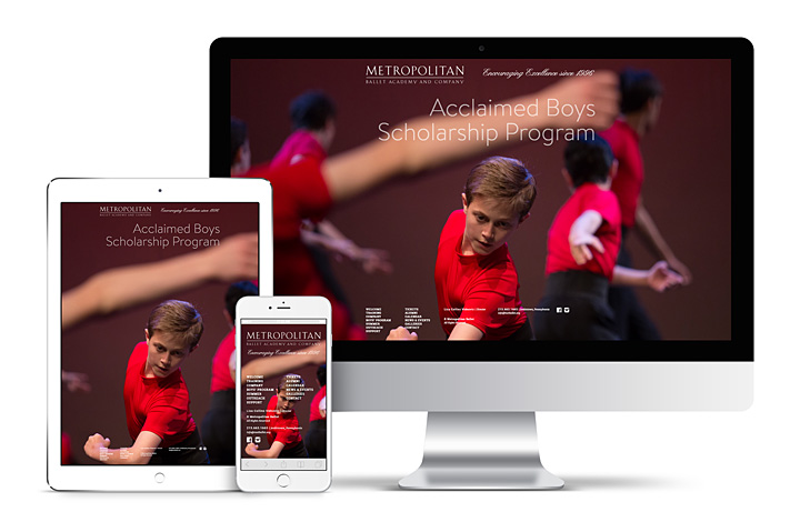 Metropolitan Ballet Academy & Company Website - 1