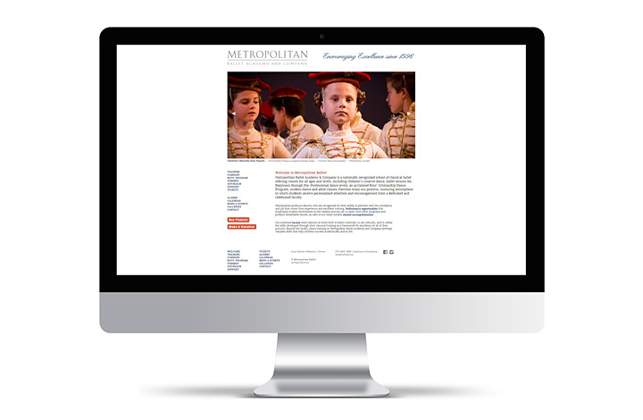 Metropolitan Ballet Academy & Company Website - 2